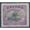 PAPUA / BNG - 1932 9d lilac/violet Lakatoi, CofA watermark, MH – SG # 127