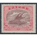 PAPUA / BNG - 1927 2/6 maroon/bright pink Lakatoi, MH – SG # 103a