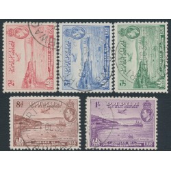 PAPUA - 1938 Anniversary of British Possession set of 5, used – SG # 158-162 
