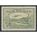 NEW GUINEA - 1939 1/- pale blue-green Bulolo Goldfields airmail, MH – SG # 221