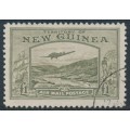 NEW GUINEA - 1939 £1 olive-green Bulolo Goldfields airmail, used – SG # 225