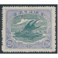 PAPUA / BNG - 1919 2½d myrtle/blue Lakatoi, with a variety, MH – SG # 97