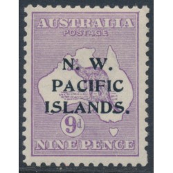AUSTRALIA / NWPI - 1915 9d violet Kangaroo, 2nd watermark, MH – SG # 89