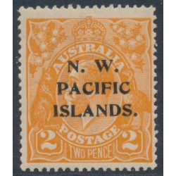 AUSTRALIA / NWPI - 1921 2d orange KGV, single watermark, MH – SG # 121