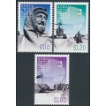 AUSTRALIA / AAT - 2012 Dr. Phillip Law set of 3, MNH – SG # 214-216