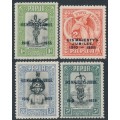 PAPUA - 1935 KGV Jubilee overprints set of 4, MH – SG # 150-153