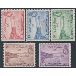 PAPUA - 1938 Anniversary of British Possession set of 5, MH – SG # 158-162 